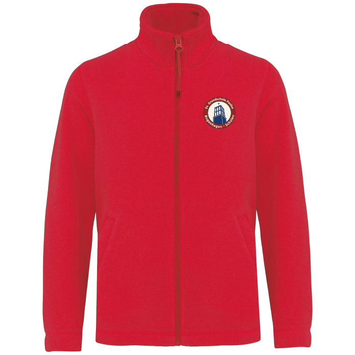Kinder Fleecejacke – Red – Größe 8/10 Jahre