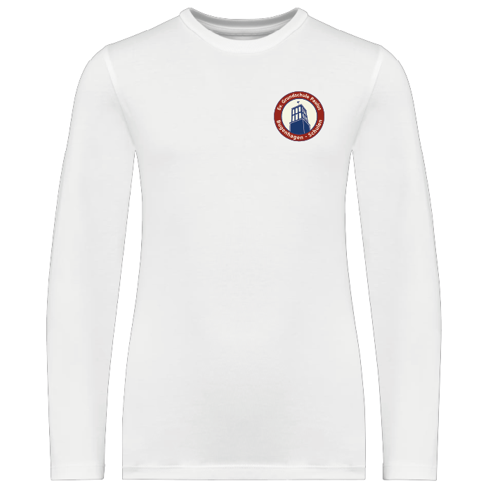 Kinder LA-Shirt, GOTS – White – Größe 10/12 Jahre